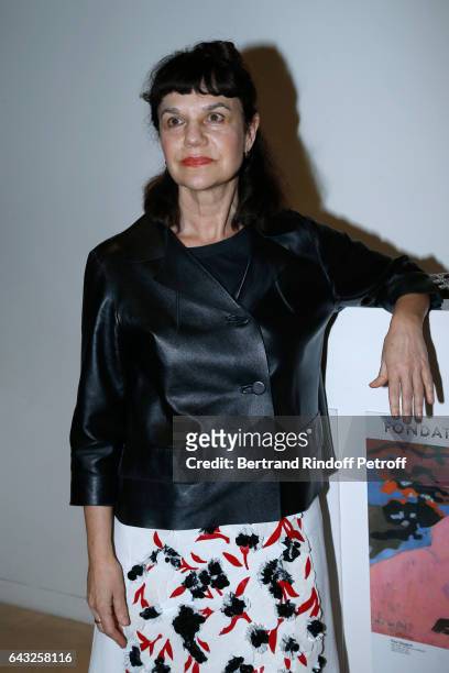 Director of "Musee des Beaux Arts Pouchkine", Marina Loshak attends the Private View of "Icones de l'Art Moderne, la Collection Chtchoukine" at...