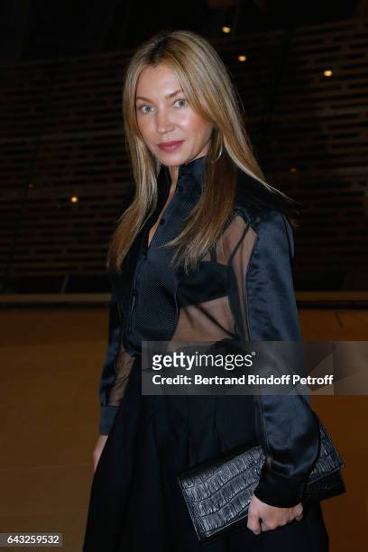 Galina Polinski attends the Private View of "Icones de l'Art Moderne, la Collection Chtchoukine" at Fondation Louis Vuitton on February 20, 2017 in...