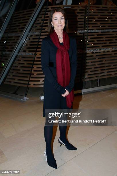 Miss Thierry Breton attend the Private View of "Icones de l'Art Moderne, la Collection Chtchoukine" at Fondation Louis Vuitton on February 20, 2017...