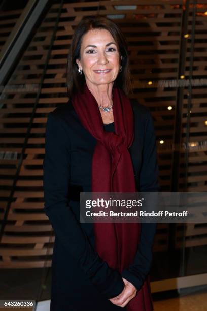Miss Thierry Breton attend the Private View of "Icones de l'Art Moderne, la Collection Chtchoukine" at Fondation Louis Vuitton on February 20, 2017...