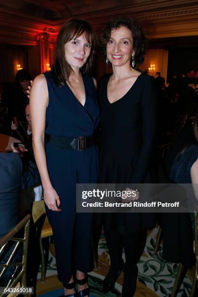 Ana Girardot and French Minister of Culture and Communication, Audrey Azoulay present the 'Diner des Producteurs' - Producer's Dinner Held at Four...