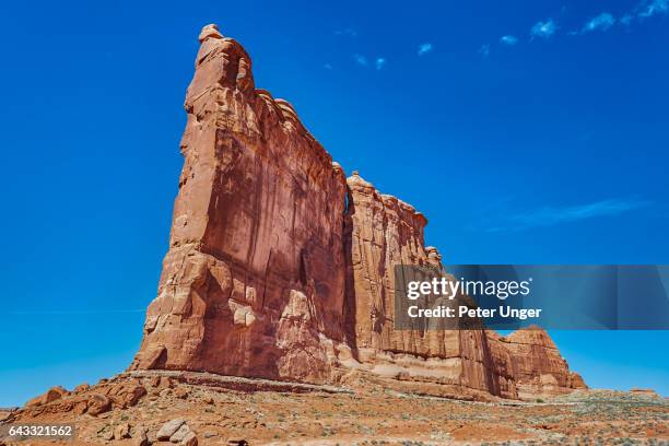 arches national park,utah,usa - tower of babel stock pictures, royalty-free photos & images