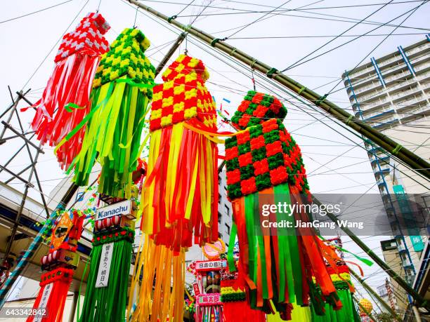 七夕 (七夕) の装飾 - festival tanabata ストックフォトと画像