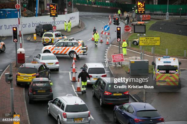 Three Rising Up! activists have blockaded the main access road into Heathrow Terminals 1, 2 and 3, by chaining themselves to a vehicle in protest...