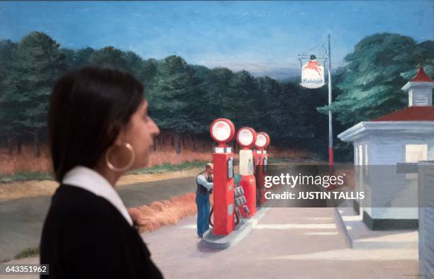 Edward Hopper style view of Los Angeles California IHOP at night with News Photo - Getty Images