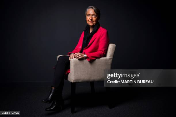 Of Paris' area public transport operator RATP, Elisabeth Borne poses during a photo session, on February 21, 2017 in Paris.