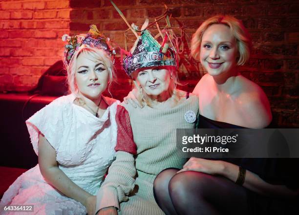 Jaime Winstone Vivienne Westwood & Gwendoline Christie attend Dame Vivienne Westwood and James Jagger's Mad Max party in aid of Climate Change during...