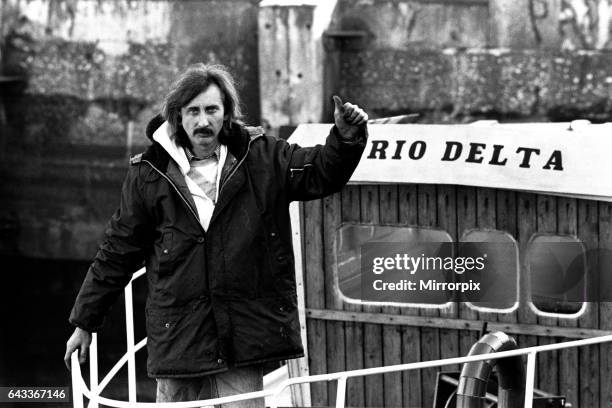 Former Swan Hunter coppersmith and welder Rob Dixon built the 7 ton steel hulled Rio Delta, in the backyard of his council home in Cedarwood Avenue...