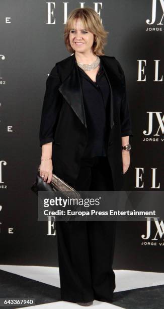 Rosa Tous attends the 'Elle & Jorge Vazquez' photocall at Principe Pio theatre on February 20, 2017 in Madrid, Spain.