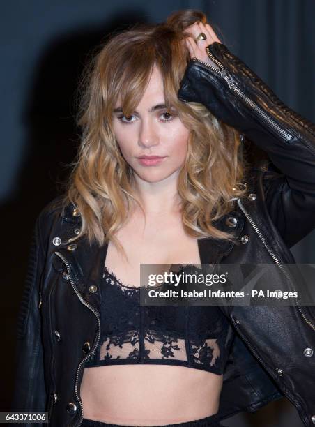 Suki Waterhouse attending the Burberry London Fashion Week Show at Makers House, Manette Street, London. PRESS ASSOCIATION. Picture date: Monday...