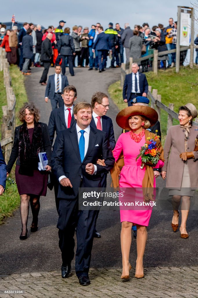 King Willem-Alexander Of The Netherlands And Queen Maxima Of The Netherlands Visit Farms And Villages