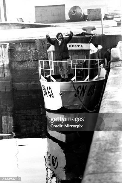 Former Swan Hunter coppersmith and welder Rob Dixon built the 7 ton steel hulled Rio Delta, in the backyard of his council home in Cedarwood Avenue...