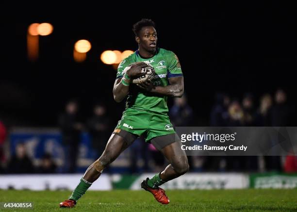 Galway , Ireland - 18 January 2017; Niyi Adeolokun of Connacht during the Guinness PRO12 Round 15 match between Connacht and Newport Gwent Dragons at...