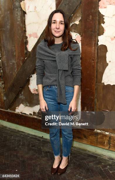 Serafina Sama attends the Isa Arfen presentation during London Fashion Week 2017 on February 21, 2017 in London, England.