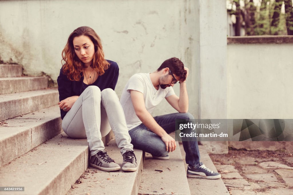 Couple unhappiness