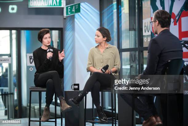 Gianna Toboni and Isobel Yeung attend AOL Build Series at Build Studio on February 21, 2017 in New York City.