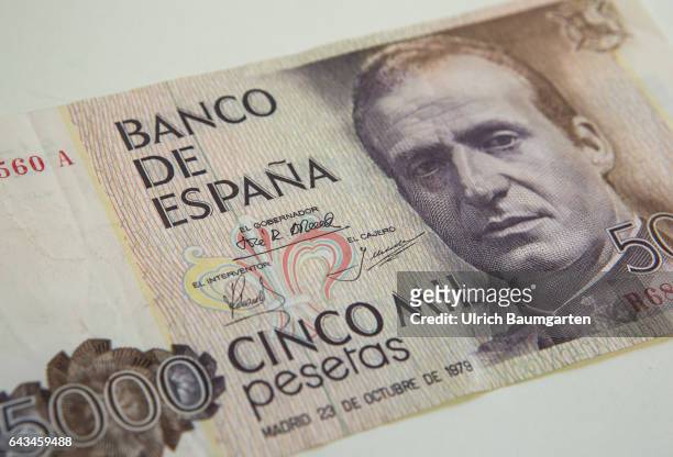 Back to the roots? The picture shows a spanish 5000 pesetas banknote.