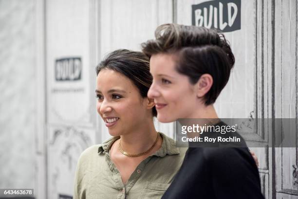 Correspondents Isobel Yeung and Gianna Toboni discuss "VICE on HBO" with the Build Series at Build Studio on February 21, 2017 in New York City.