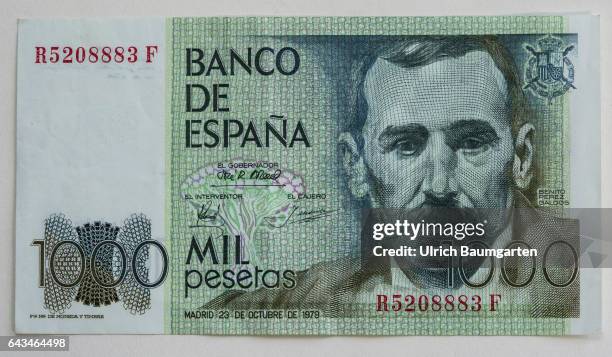 Back to the roots? The picture shows spanish 1000 pesetas banknote.