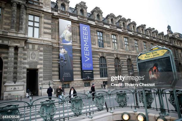 Vermeer Exhibition At The Louvre Museum Photos and Premium High Res ...