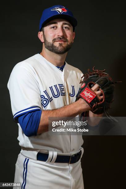 House of the Toronto Blue Jays poses for a portait during a MLB photo day at Florida Auto Exchange Stadium on February 21, 2017 in Dunedin, Florida.