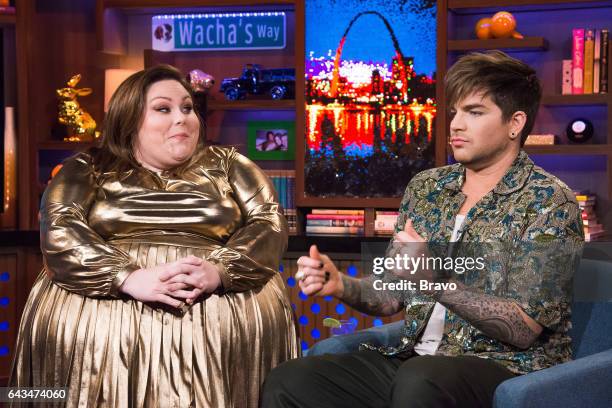 Pictured : Chrissy Metz and Adam Lambert --