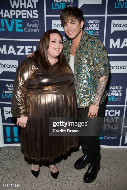 Pictured : Chrissy Metz and Adam Lambert --