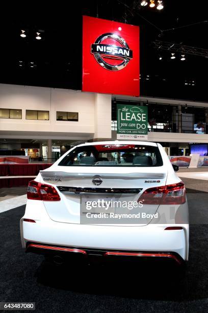 Nissan Sentra Nismo is on display at the 109th Annual Chicago Auto Show at McCormick Place in Chicago, Illinois on February 10, 2017.