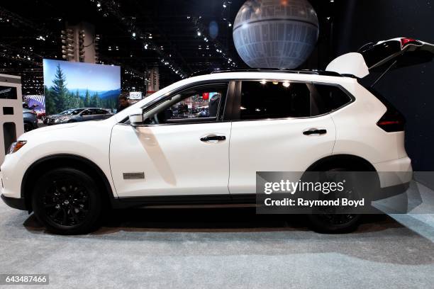 Nissan Rogue 'Star Wars' Limited Edition is on display at the 109th Annual Chicago Auto Show at McCormick Place in Chicago, Illinois on February 10,...