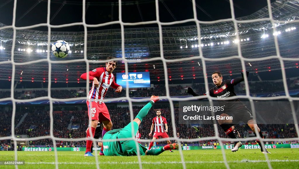 Bayer Leverkusen v Club Atletico de Madrid - UEFA Champions League Round of 16: First Leg