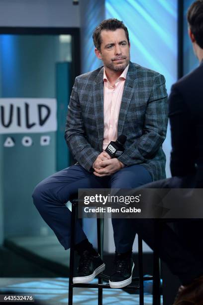 Actor Jason Jones attends the Build Series to discuss the TV show "The Detour" at Build Studio on February 21, 2017 in New York City.