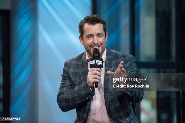 Comedian Jason Jones discusses "The Detour" with the Build Series at Build Studio on February 21, 2017 in New York City.