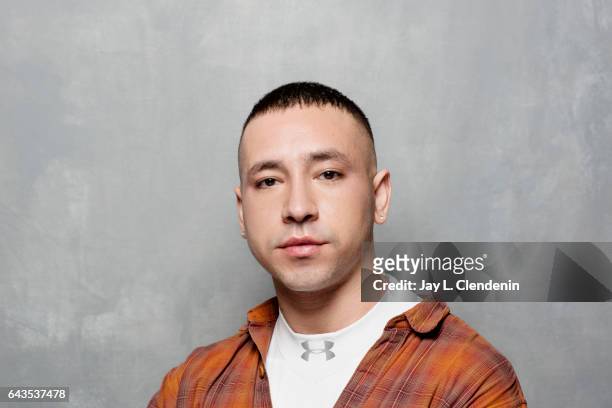 Director Antonio Santini, from the film Dina, is photographed at the 2017 Sundance Film Festival for Los Angeles Times on January 24, 2017 in Park...