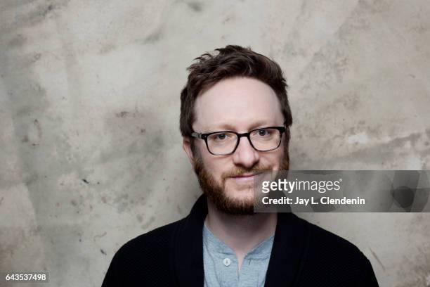 Producer Akiva Schaffer, from the film Brigsby Bear, is photographed at the 2017 Sundance Film Festival for Los Angeles Times on January 24, 2017 in...