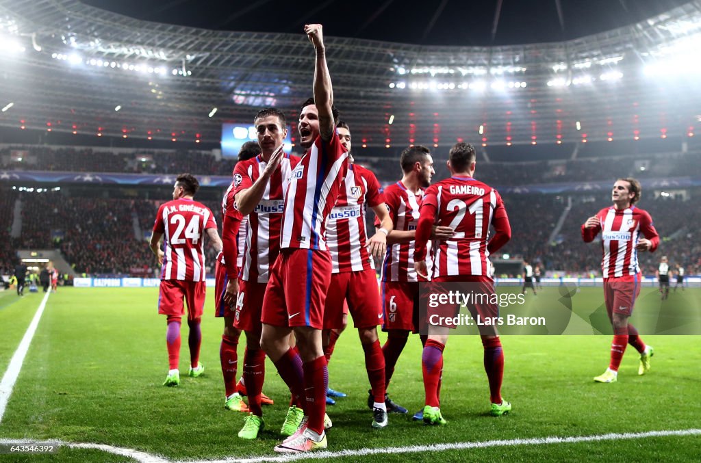 Bayer Leverkusen v Club Atletico de Madrid - UEFA Champions League Round of 16: First Leg