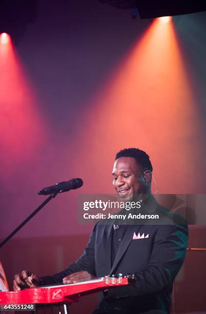 Robert Randolph and the Family Band perform during AOL Build Series at Build Studio on February 21, 2017 in New York City.