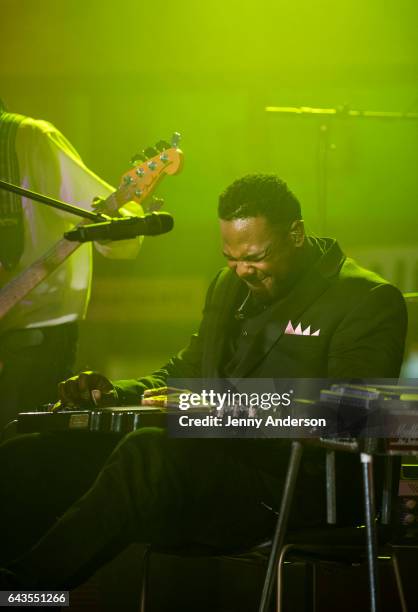 Robert Randolph and the Family Band perform during AOL Build Series at Build Studio on February 21, 2017 in New York City.