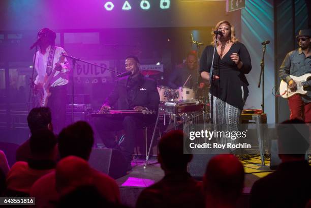 Singer Robert Randolph and the Family Band perform at the Build Series at Build Studio on February 21, 2017 in New York City.