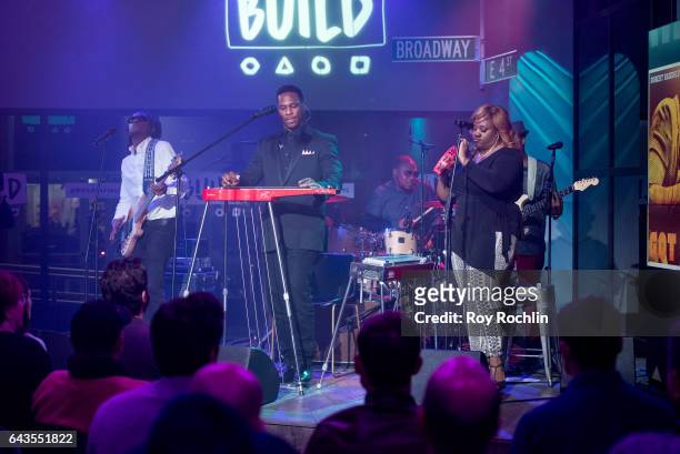 Singer Robert Randolph and the Family Band perform at the Build Series at Build Studio on February 21, 2017 in New York City.