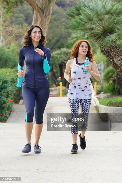 Rule: What Happens in Bakersfield Stays in Bakersfield" Episode 304 -- Pictured: Necar Zadegan as Delia, Alanna Ubach as Jo --