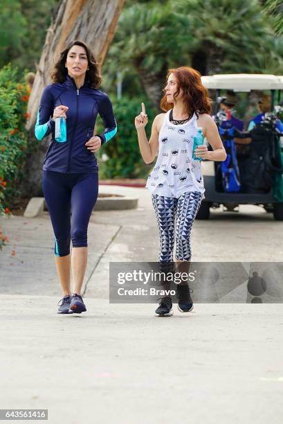 Rule: What Happens in Bakersfield Stays in Bakersfield" Episode 304 -- Pictured: Necar Zadegan as Delia, Alanna Ubach as Jo --