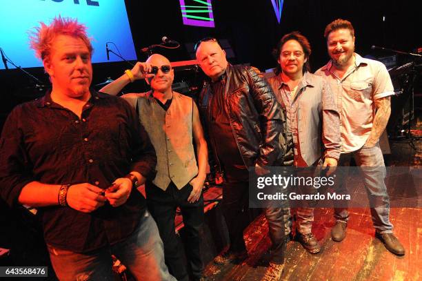 Flock Of Seagulls & Poet Jimmy D Robinson on February 21, 2017 in Orlando, Florida.