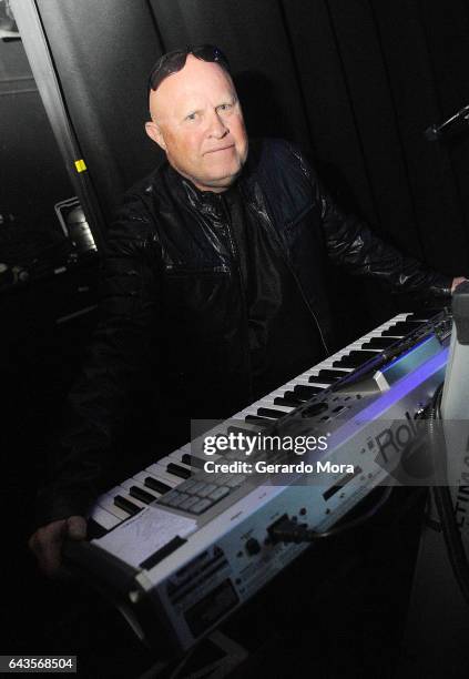 Mike Score of A Flock Of Seagulls on February 21, 2017 in Orlando, Florida.