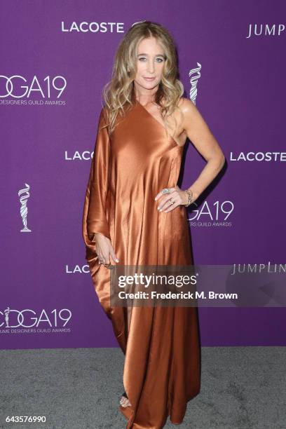 Costume designer Allyson B. Fanger attends The 19th CDGA with Presenting Sponsor LACOSTE at The Beverly Hilton Hotel on February 21, 2017 in Beverly...