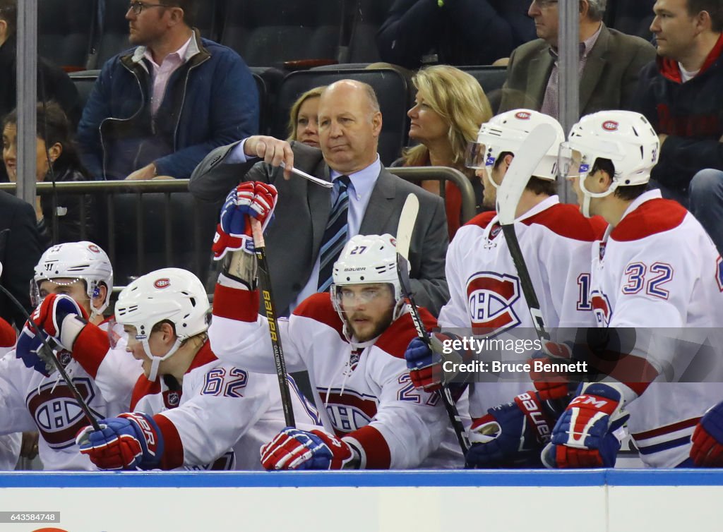 Montreal Canadiens v New York Rangers