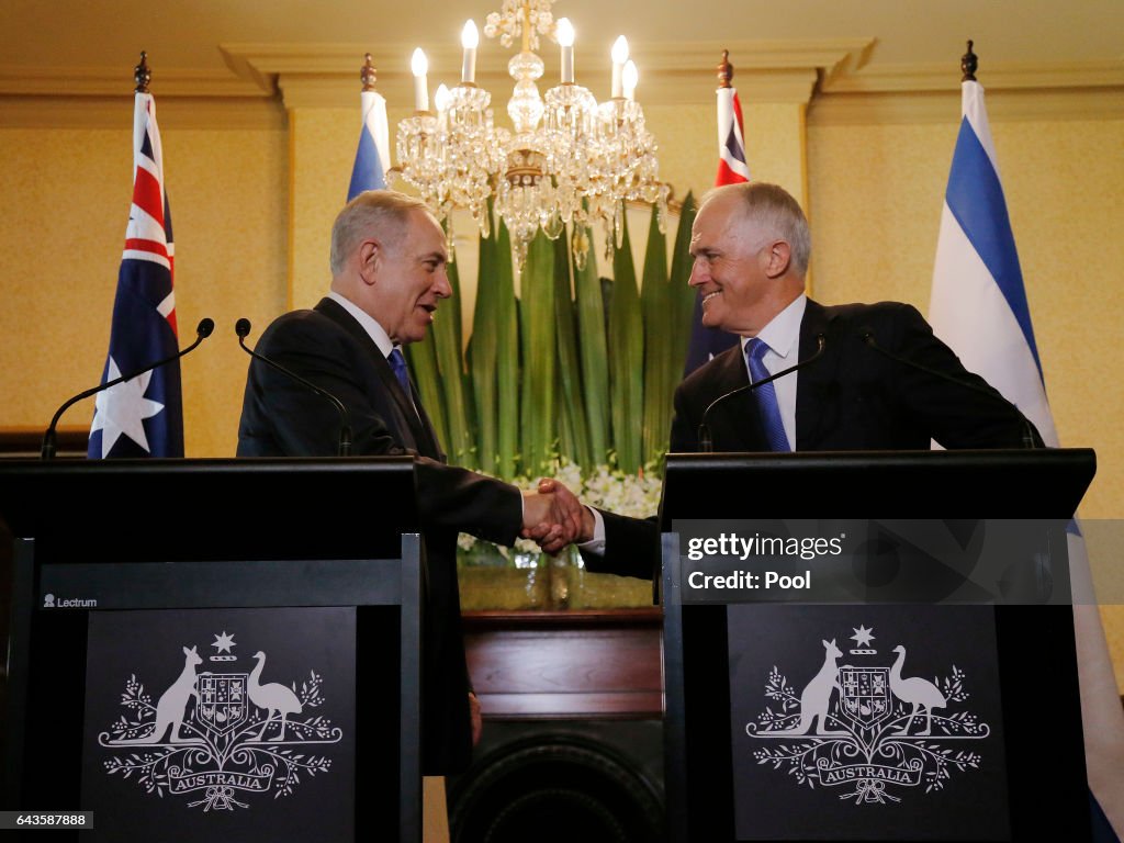Israeli Prime Minister Benjamin Netanyahu Visits Sydney - Day 1