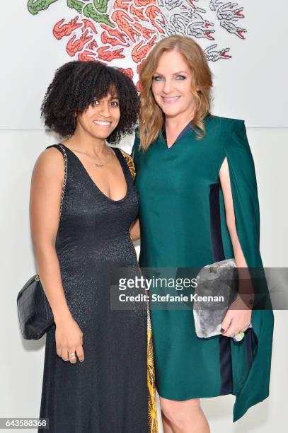 Executive Producer JL Pomeroy and Berthsy Ayide attend The 19th CDGA with Presenting Sponsor LACOSTE at The Beverly Hilton Hotel on February 21, 2017...