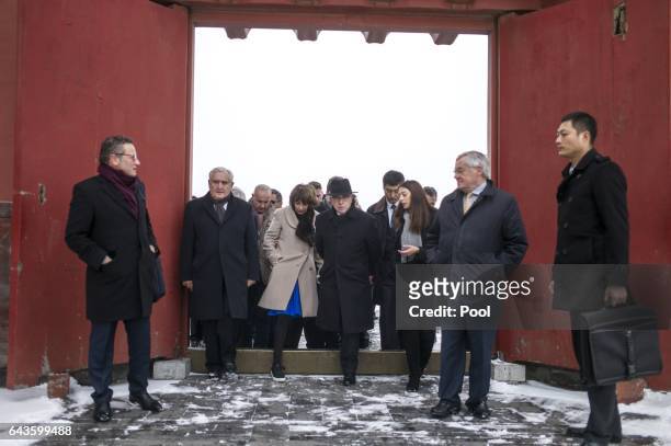 French Prime Minister Bernard Cazeneuve, French Minister for Social Affairs and Health Marisol Touraine, Former French Prime Minister and senator...