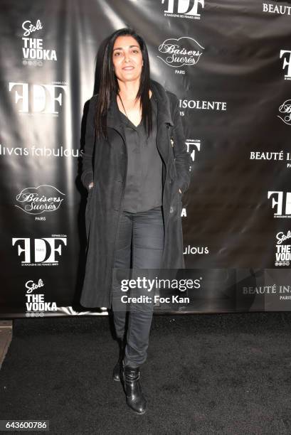 Actress Fatima Adoum attends the FDF Magazine Launch Party at Hotel Christian Dior on February 21, 2017 in Paris, France.