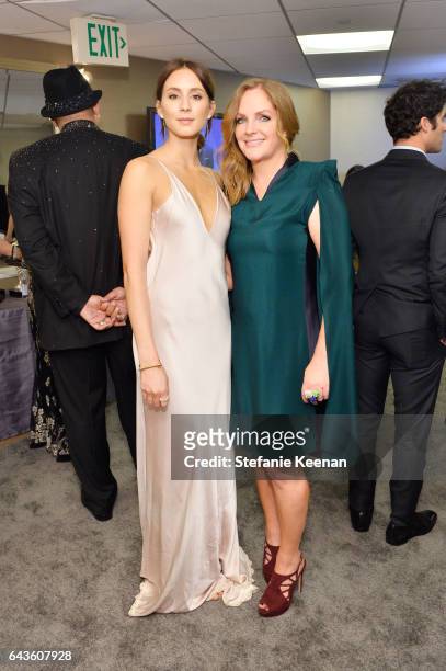 Actor Troian Bellisario and CDGA Executive Producer JL Pomeroy attend The 19th CDGA with Presenting Sponsor LACOSTE at The Beverly Hilton Hotel on...